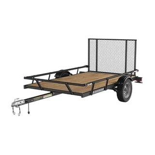 Karavan 5 ft. x 8 ft. Wood Floor Utility Trailer w Sliding Rail System
