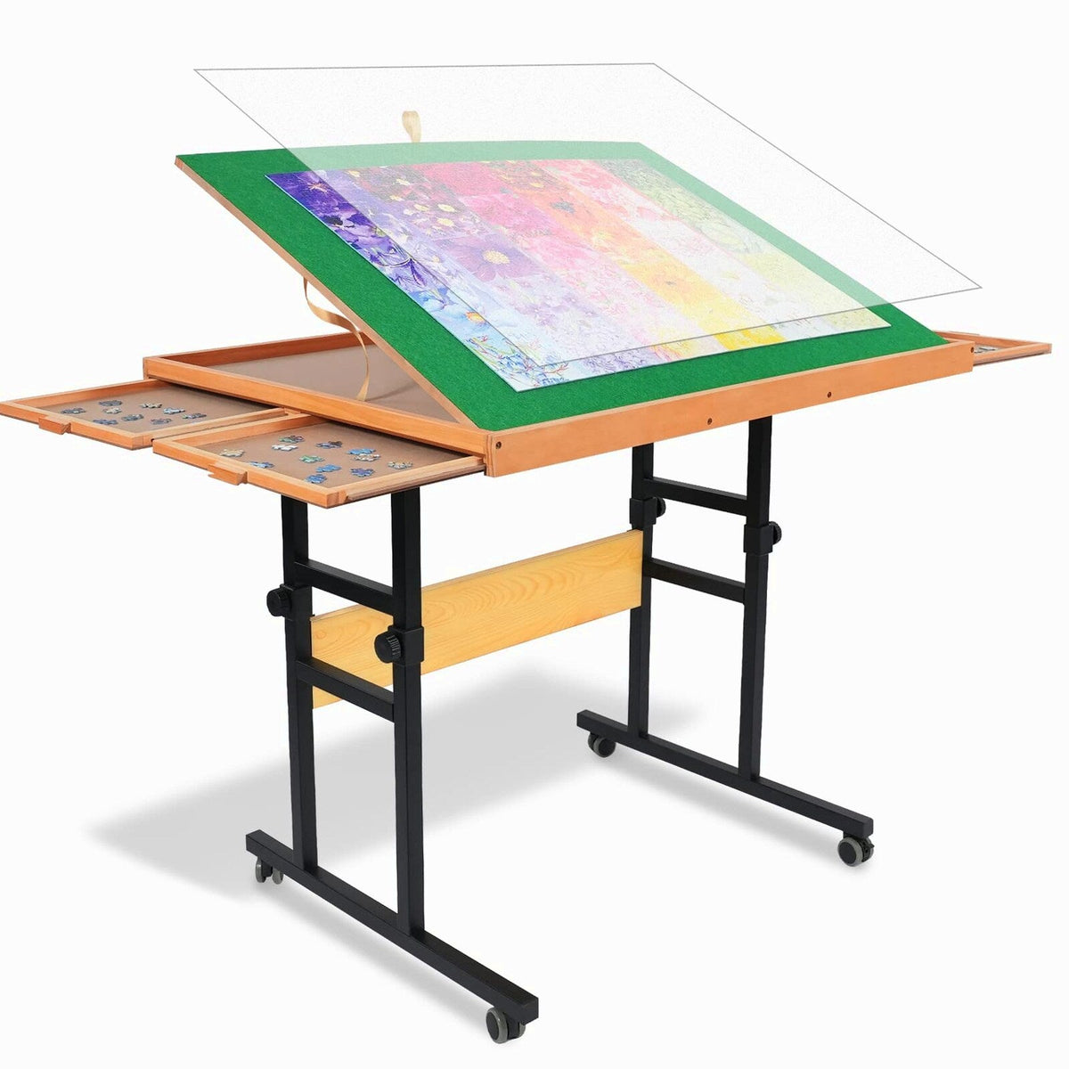 ALL4JIG Adjustable 3 Tilting Angle Portable Drawers