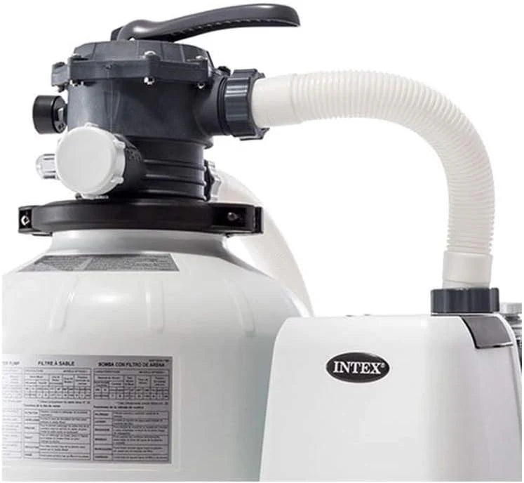 Intex Krystal Clear 16 Inch 3,000 GPH Above-Ground Pool Sand Filter Pump - 26651EG