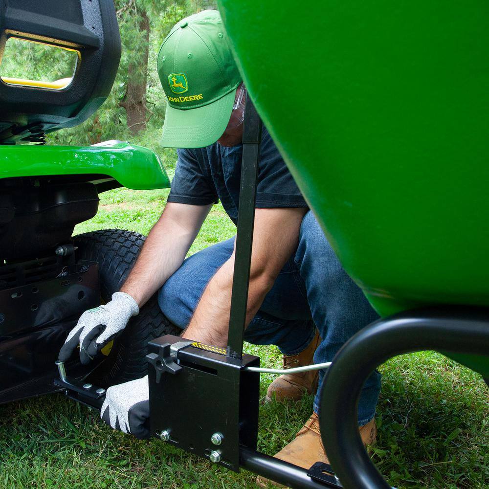 175 lb Tow-Behind Broadcast Spreader With Poly Hopper And Adjustable Flow Control