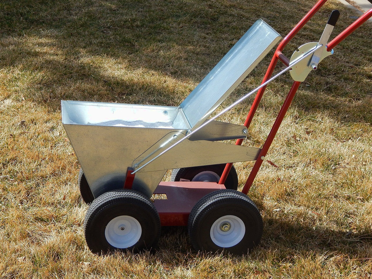 Newstripe NewLiner HD 50 lb Heavy Duty Dry Line Marker (Part #10001744) | Precision 2" or 4" Lines | Galvanized Steel | 10" Pneumatic Tires | For Baseball, Tracks &amp; Events | Made in USA