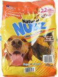 Nylabone Natural Nubz Edible Dog Chews, 22 Count, Dental Health, 2-Pack, 5.2 lb Total