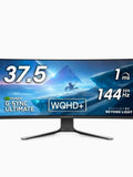 Alienware Ultrawide Curved Gaming Monitor 38 Inch, 144Hz Refresh Rate, 3840 x 1600 WQHD , IPS, NVIDIA G-SYNC Ultimate, 1ms Response Time, 2300R Curvature, VESA Display HDR 600, AW3821DW - White