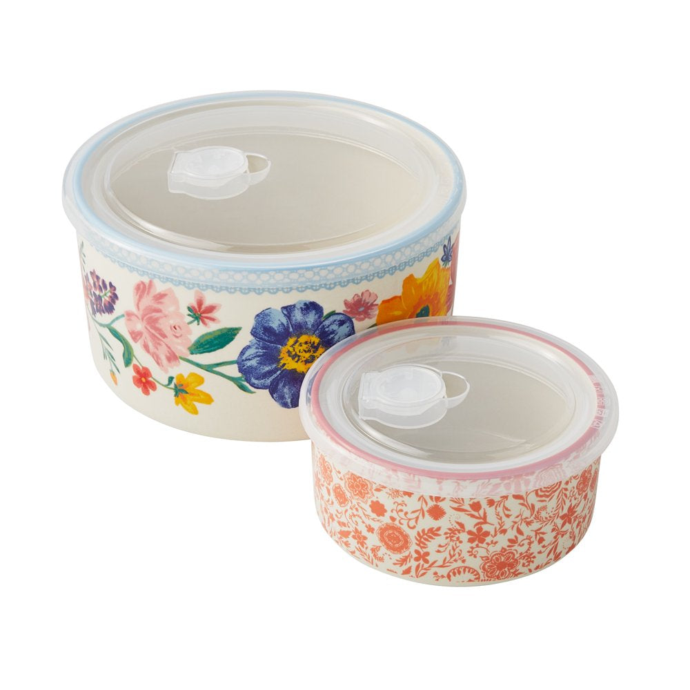 38-Piece Teal Cookware Set With Floral Design