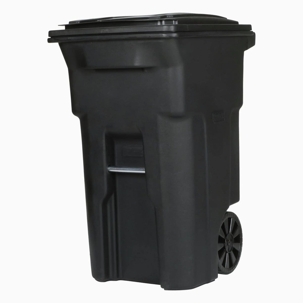 Toter 64 gal. Trash Can Black with Wheels and Lid