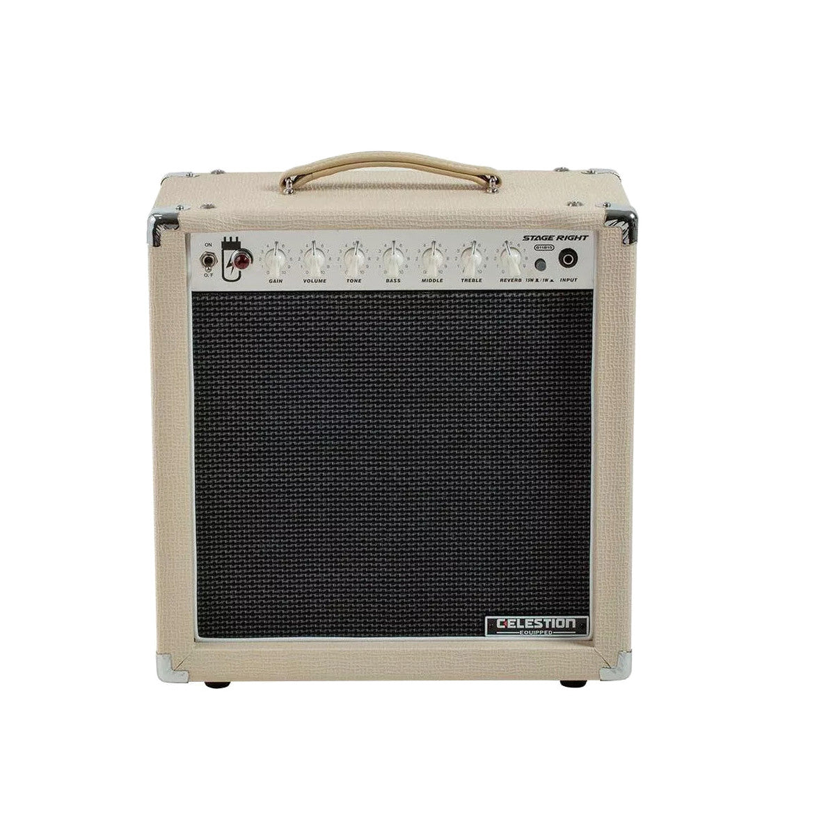 Stage Right by Monoprice 15-Watt 1×12 Guitar Combo Tube Amp with Celestion Speaker and Spring Reverb