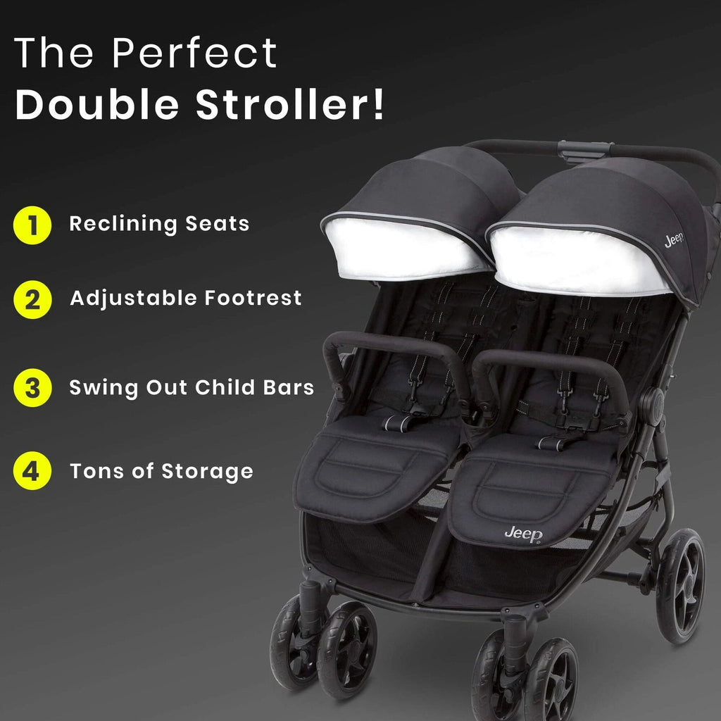 Jeep Destination Ultralight Side x Side Double Stroller