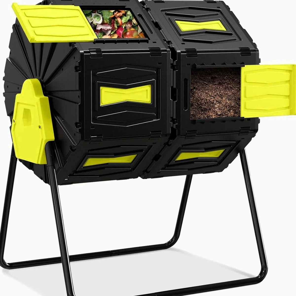 Easy Assemble &amp; Efficient Outdoor Compost Bin 45 Gallon