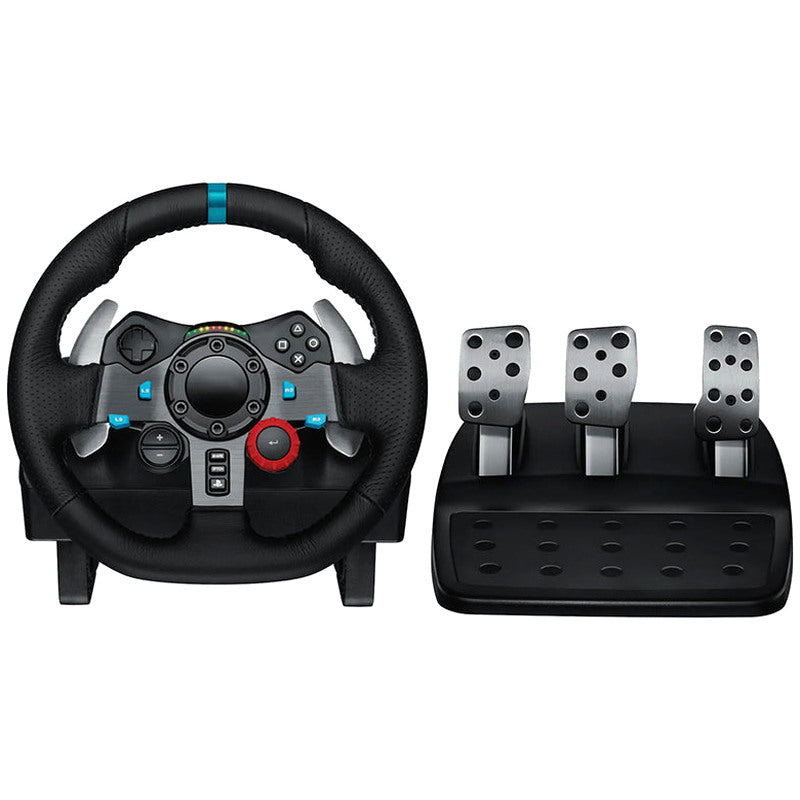 G29 Driving Force Racing Wheel and Floor Pedals for PS5, PS4, PC, Mac – Black