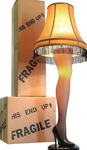 45" Christmas Deluxe Leg Lamp, Multicolor