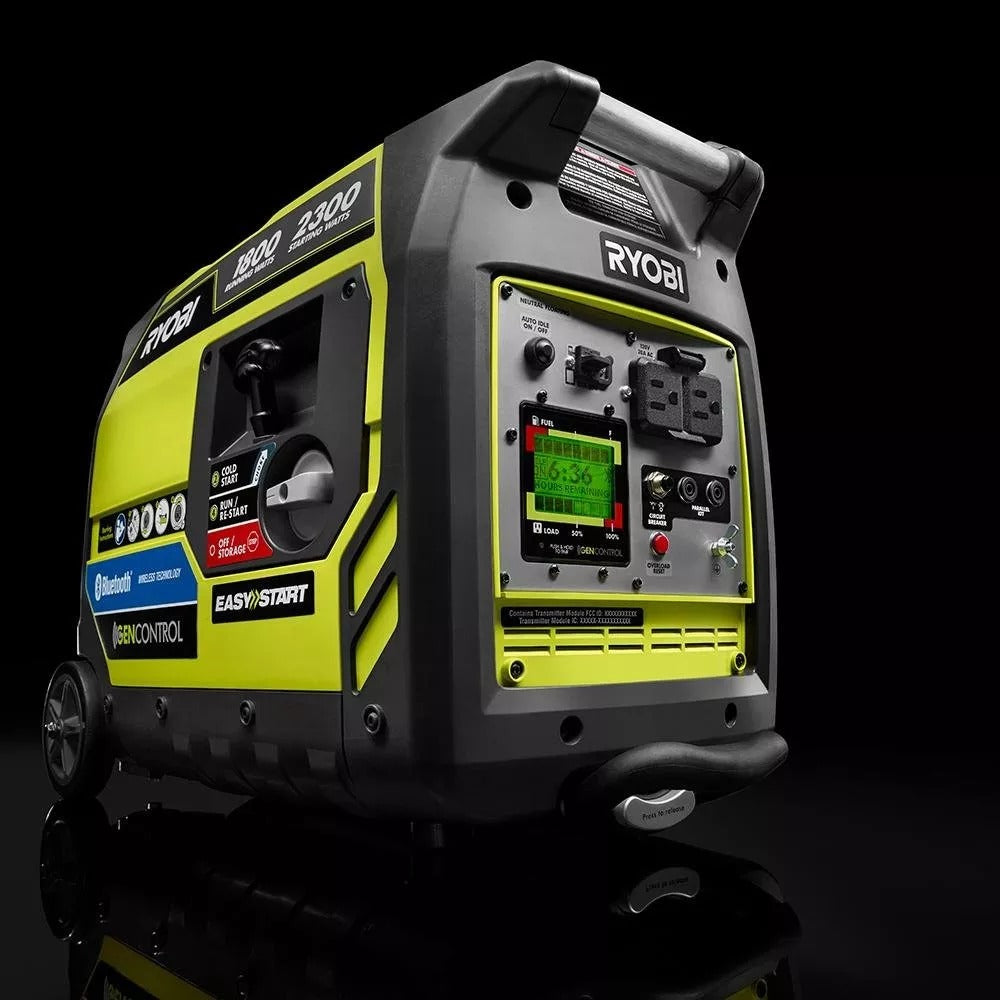 Ryobi 2,300-Watt Bluetooth Gas-Powered Inverter Generator