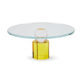 Faceted Crystal Cake Stand