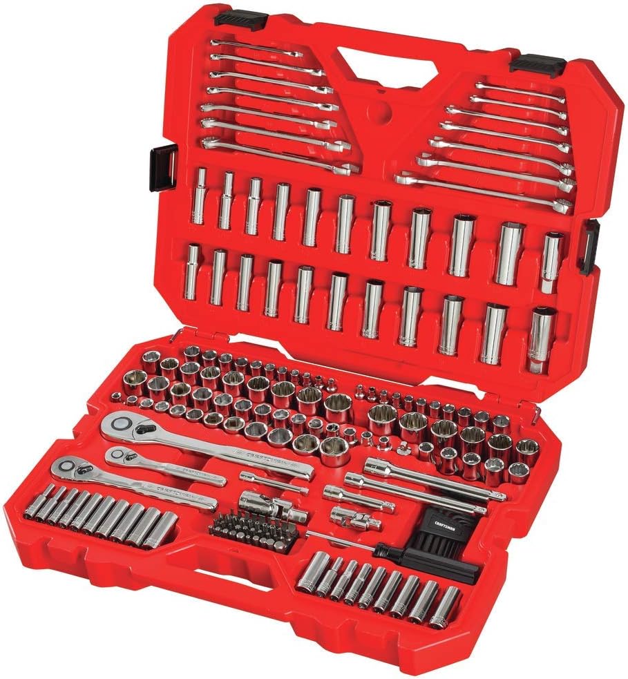 189-Piece Mechanics Tool Set With 1/4-Inch And 3/8-Inch Drive