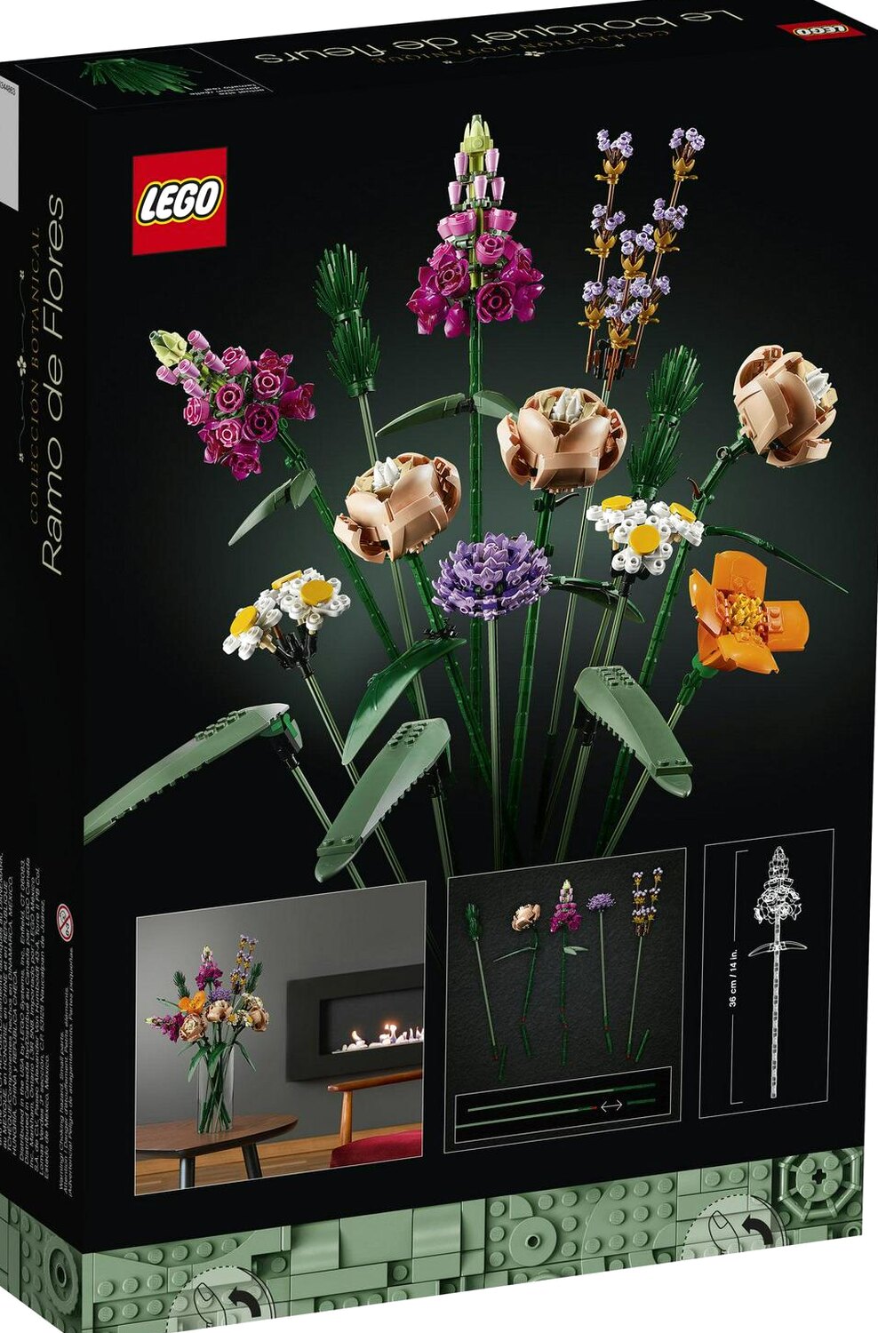 Flower Bouquet 10280A Unique Flower Bouquet and Creative Project for Adults (756 Pieces)
