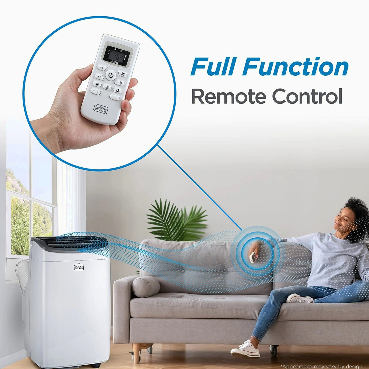 BLACK+DECKER 8000 BTU Portable Air Conditioner up to 350 Sq.Ft