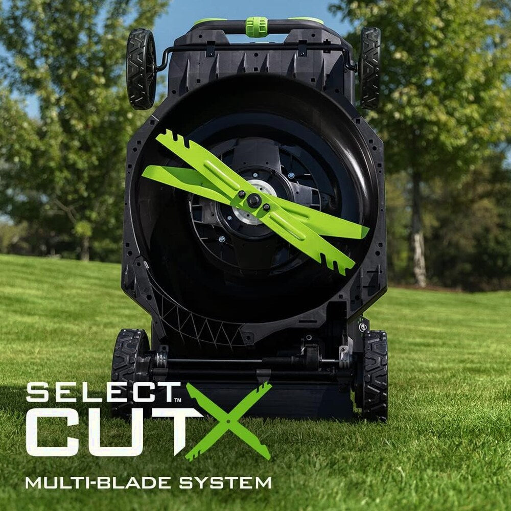 EGO Power+ LM2102SP-A 21-Inch 56-Volt Lithium-ion Self-Propelled Cordless Lawn Mower (2) 4.0Ah Battery and Rapid Charger Included