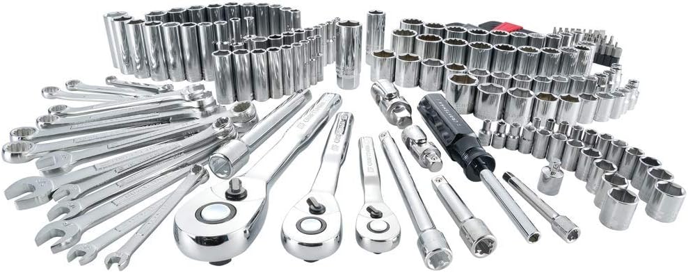 189-Piece Mechanics Tool Set With 1/4-Inch And 3/8-Inch Drive