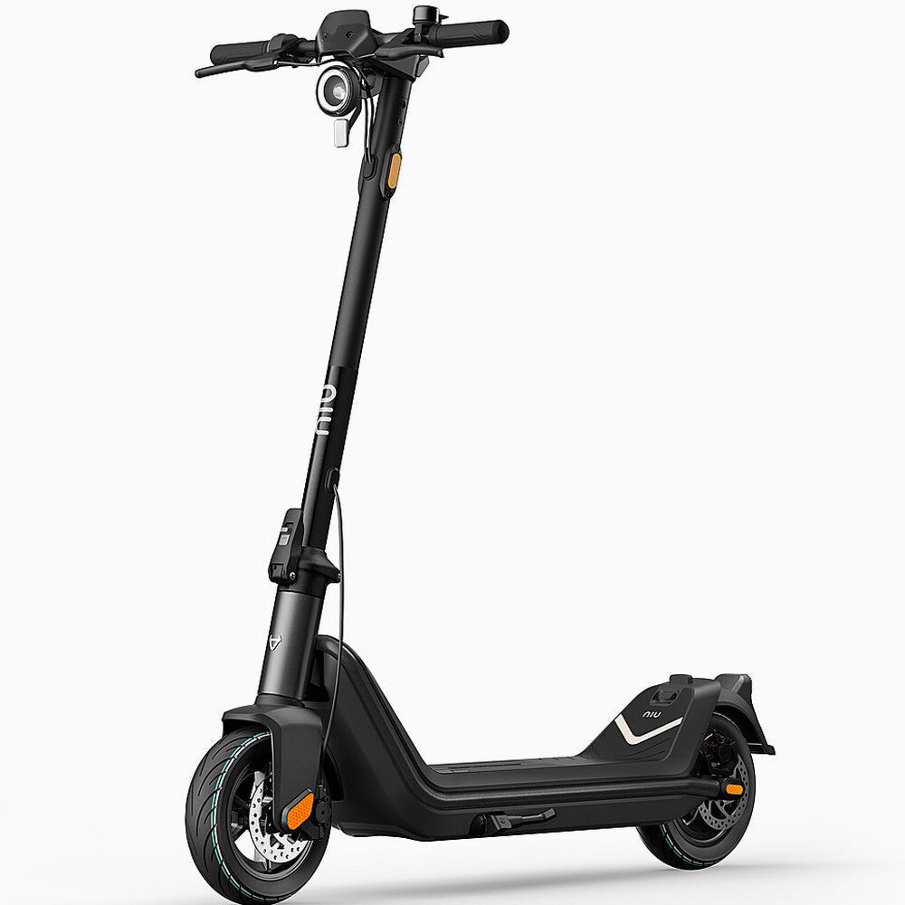 NIU - KQi3 Pro Foldable Electric Kick Scooter w/ 31 mi Max Operating Range &amp; 20 mph Max Speed - Black