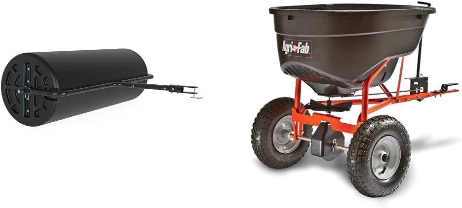 Agri-Fab Tow-Behind Poly Lawn Roller, 18 in x 48 in, 550 lb Water Capacity - 45-0604