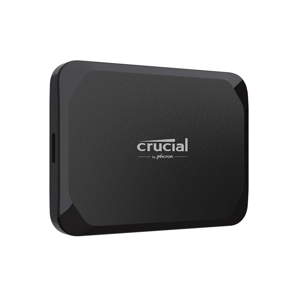 Crucial X9 2TB Portable SSD, USB-C, Black - CT2000X9SSD902