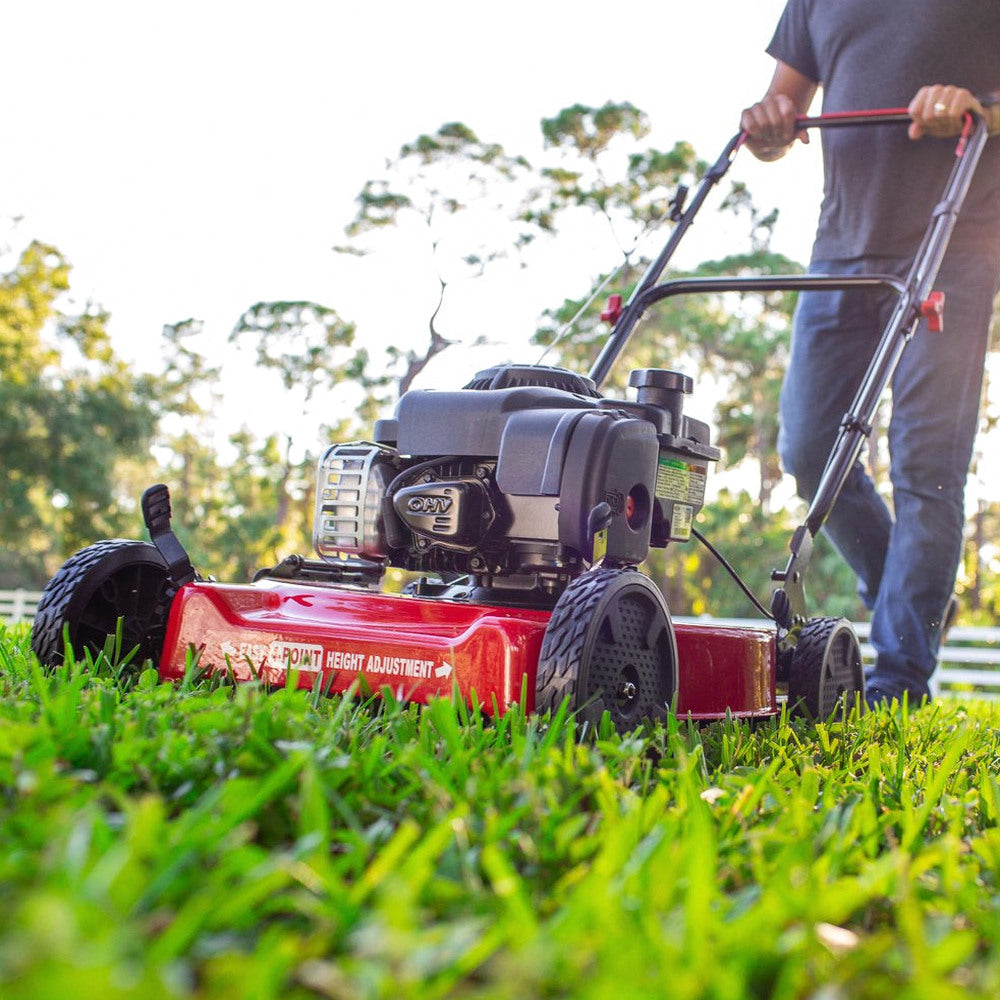 20-Inch 125Cc Gas Push Mower with Briggs &amp; Stratton Engine