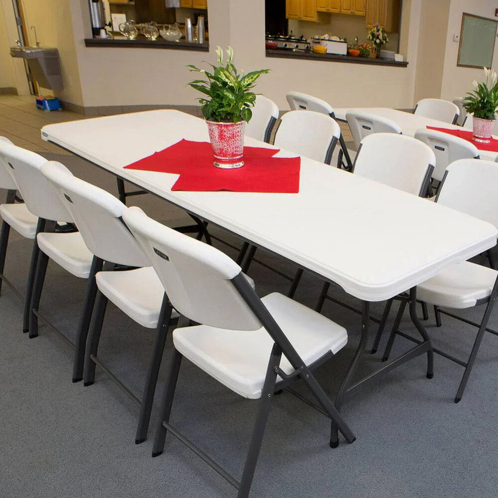 Lifetime 4-Pack Commercial Stacking 8 ft Folding Table