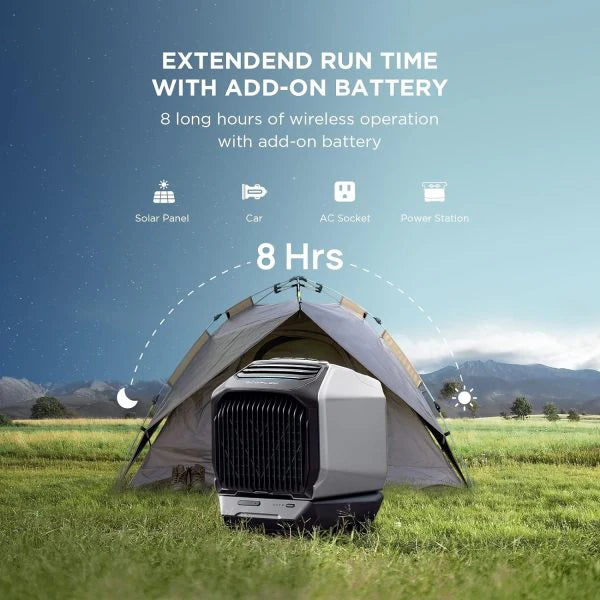 ECOFLOW WAVE 2 Portable Outdoor Air Conditioner With Heater, 1800W, 6K BTU - SAK84173