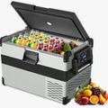 12 Volt Refrigerator, 34 Quarts Car Refrigerator (-4℉~50℉), Portable Car Freezer Fridge with 12/24V DC 100/240V AC Adapter for Camping and Truck RV Van Boat Home Use (34Quarts-32L)