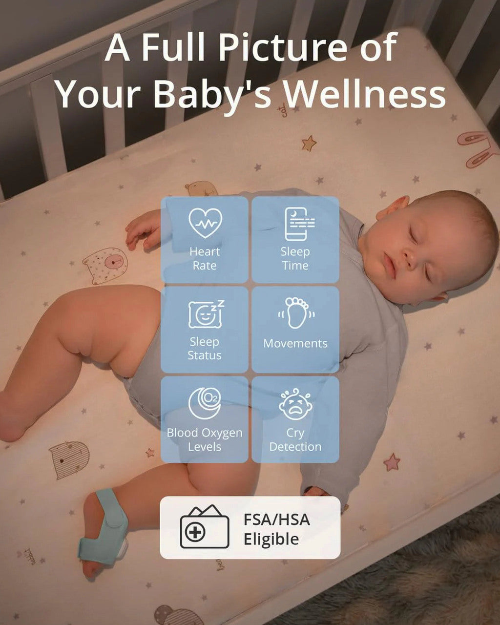 eufy Baby Smart Sock S320 Baby Monitor with 2K Camera