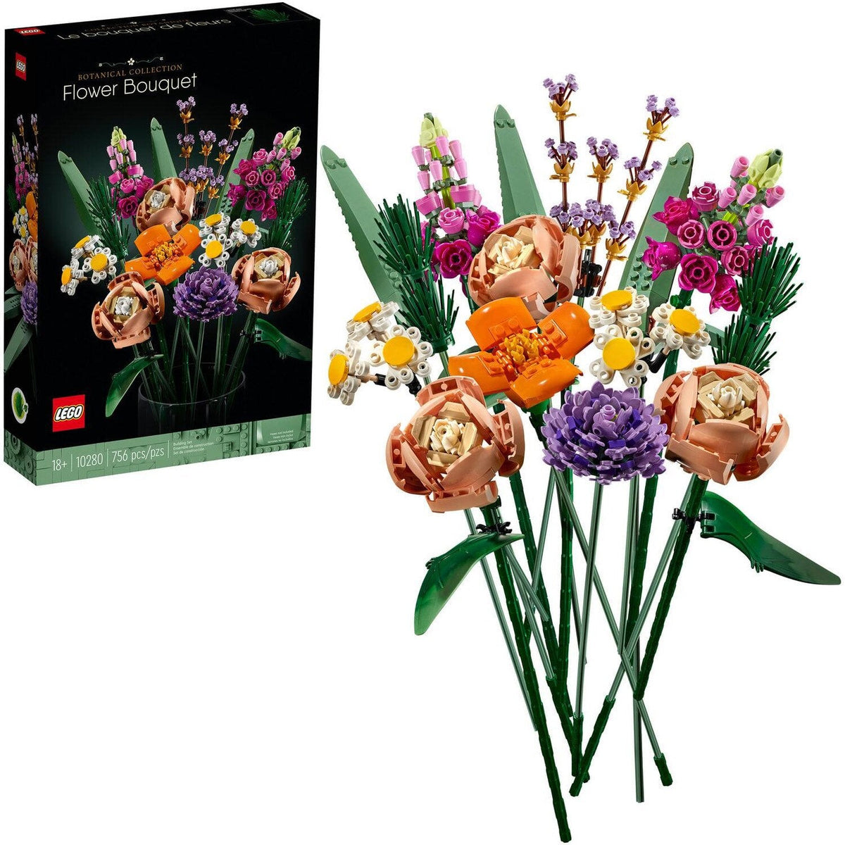 Flower Bouquet 10280A Unique Flower Bouquet and Creative Project for Adults (756 Pieces)