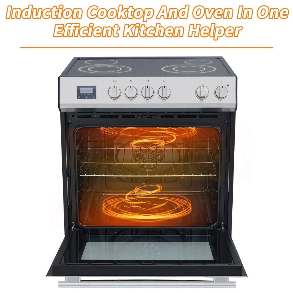 Front Control Electric Range - 5.0 cu. ft., 5 Elements, 240V, Stainless Steel