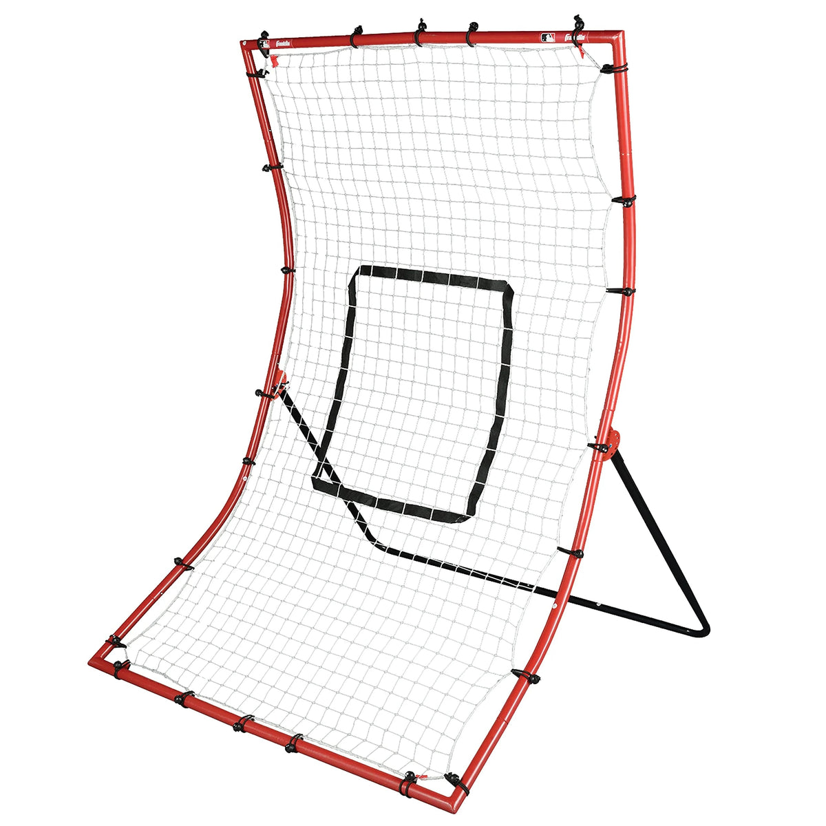 Baseball Rebounder And Pitchback Trainer Net, 65in W x 44in H, 1in Steel Frame