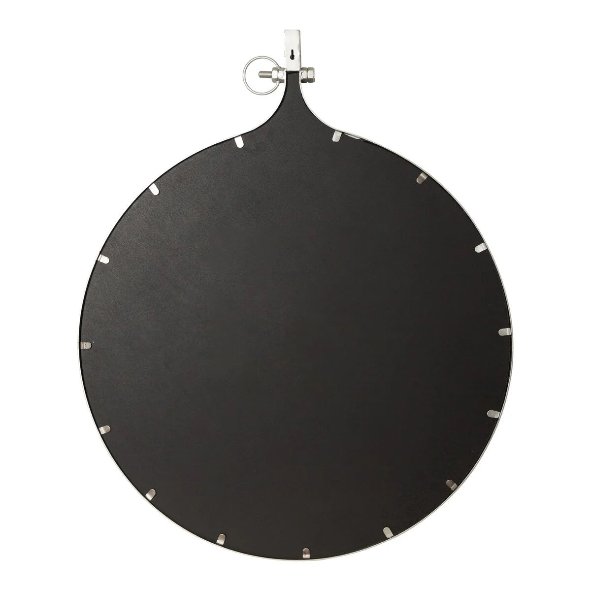 Modern Round Wall Mirror With Decorative Metal Frame