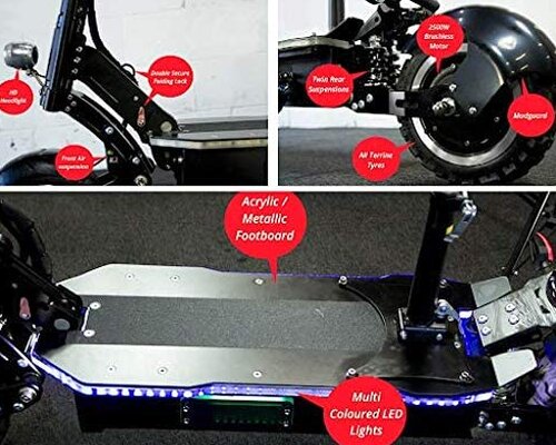 MAXX 60MPH Ultra High Speed Electric Scooter for Adults Foldable, 5000W Power Dual Motor| 60V /38.5Ah Battery | 83 Miles Range | Grade 30°