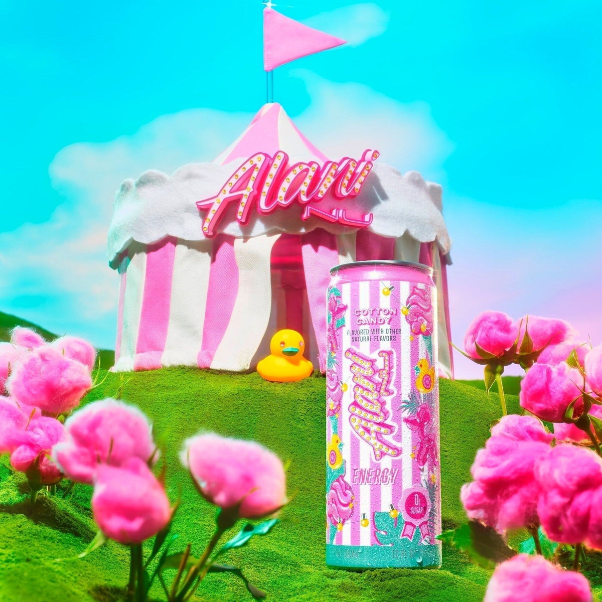 Energy Drink Cotton Candy 12oz pack 24cans