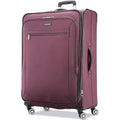 Samsonite Ascella X Softside Expandable Spinner Luggage, Plum, Checked-Large 29-Inch