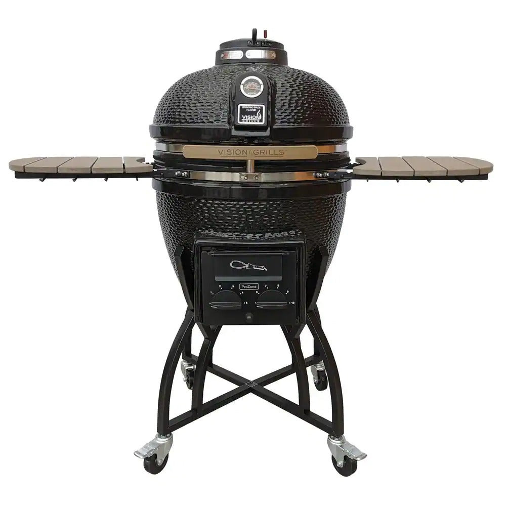 The Grills 22 in Kamado Pro Ceramic Charcoal Grill With Cover - Kamado Pro