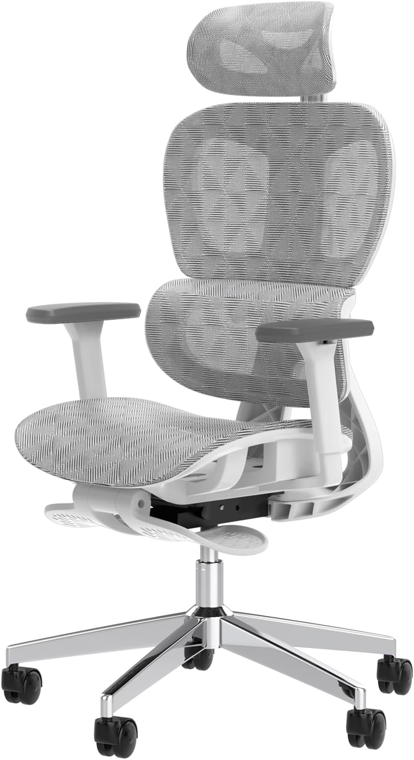 PatioMage Ergo3D High-Back Mesh Ergonomic Office Chair With 3D Adjustable Armrests - Engonomic Office Chair