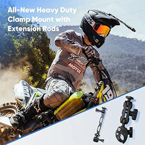 Insta360 X3 Motorcycle Kit- Waterproof 360 Action Camera with 1/2" 48MP Sensors