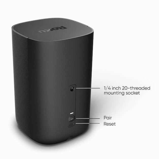 Roku 6.1-in 80-Watt Set of 2 Smart Indoor Portable Speaker