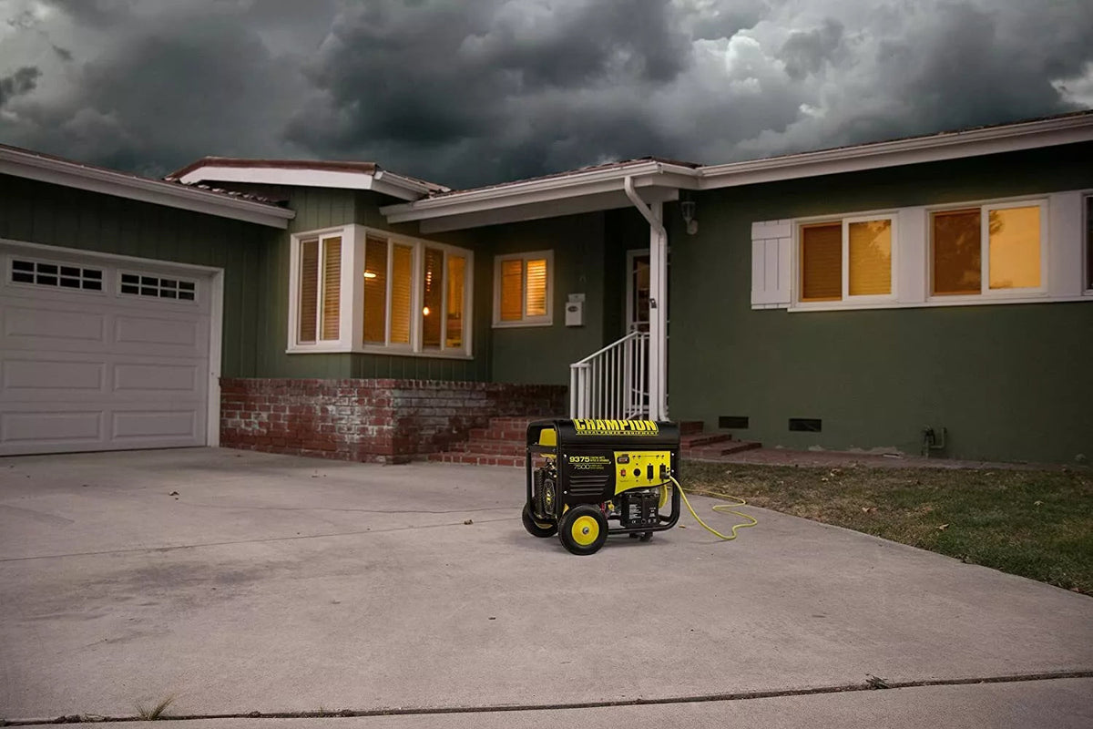 Portable Gas-Powered Generator, 9,375-Watt, RV-Ready - Remote Start