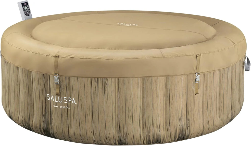 Bestway SaluSpa Miami Inflatable Hot Tub Spa, 71 x 26 in, 2-4 Person, Black - 60104E