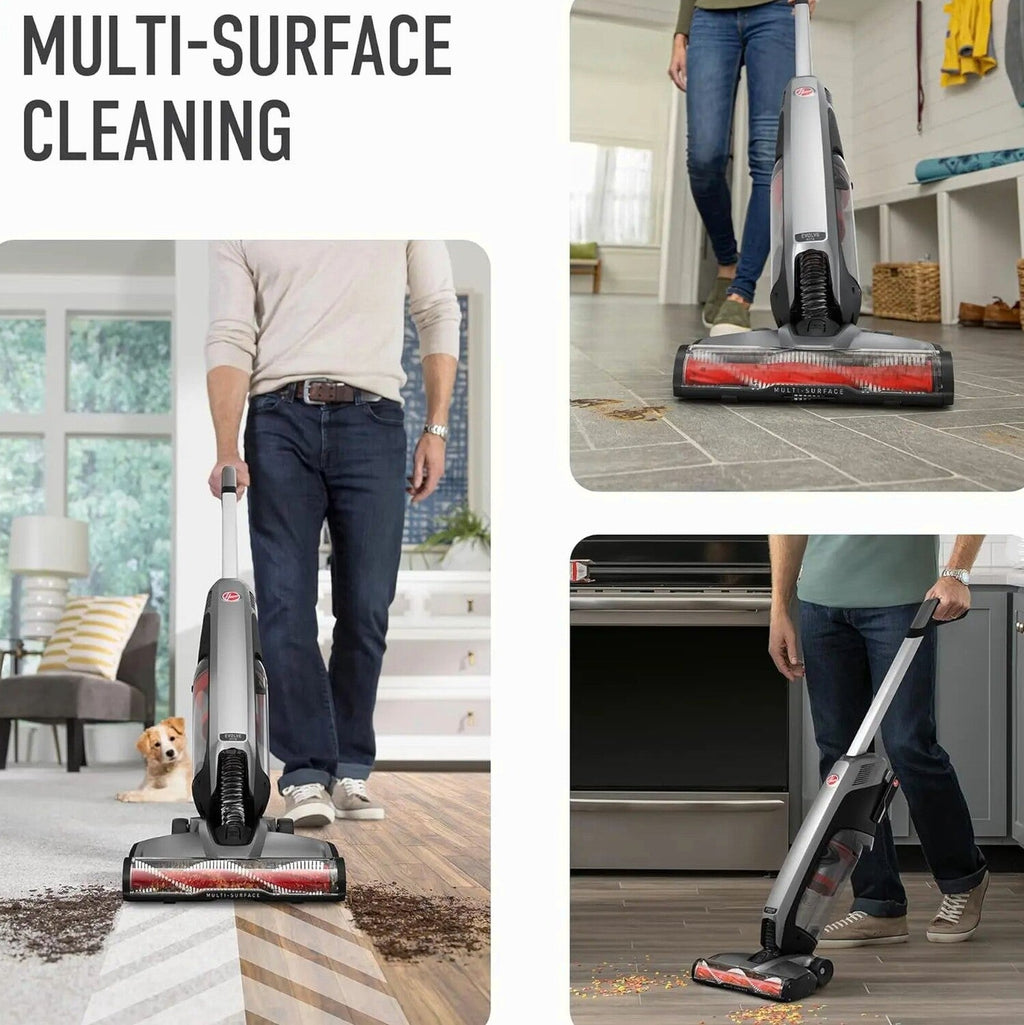 Hoover ONEPWR Evolve Pet Cordless Small Upright Vacuum Cleaner Lightweight Stick Vac For Carpet and Hard Floor BH53422V Black