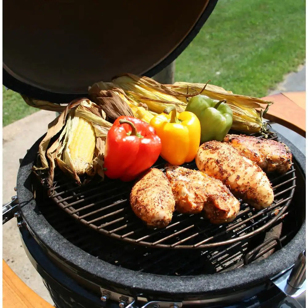 The Grills 22 in Kamado Pro Ceramic Charcoal Grill With Cover - Kamado Pro