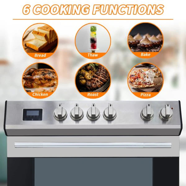 Front Control Electric Range - 5.0 cu. ft., 5 Elements, 240V, Stainless Steel