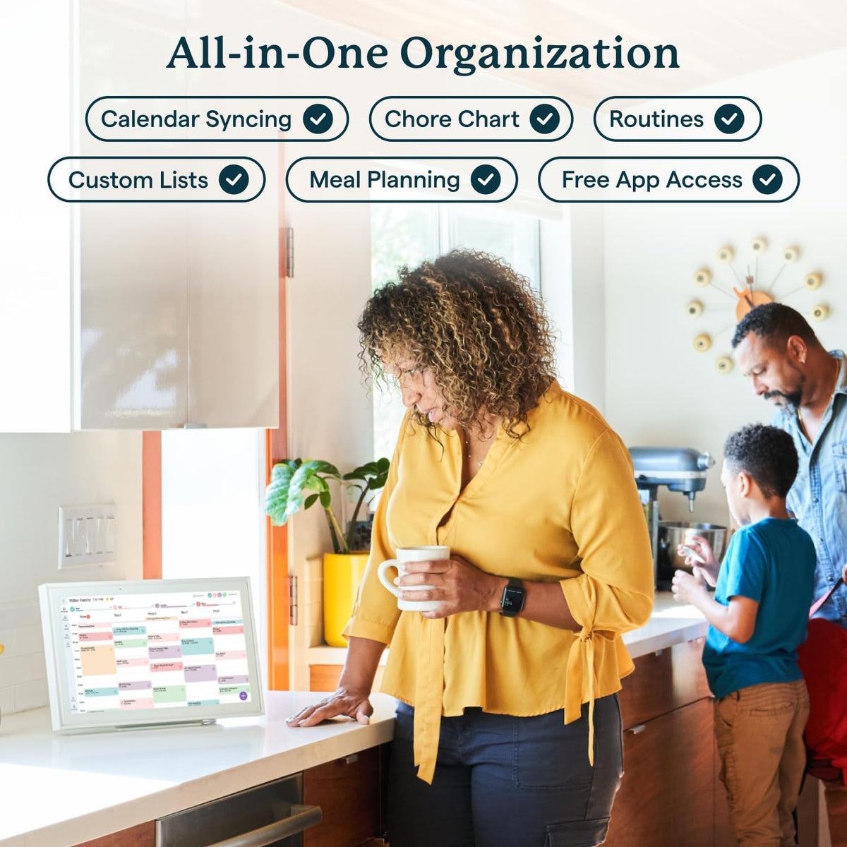 15 Inch Digital Wall Planner And Chore Chart