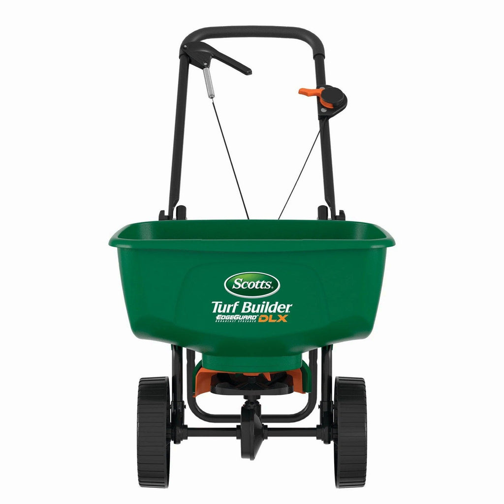 Turf Builder EdgeGuard DLX Broadcast Spreader 15,000 sq. ft.