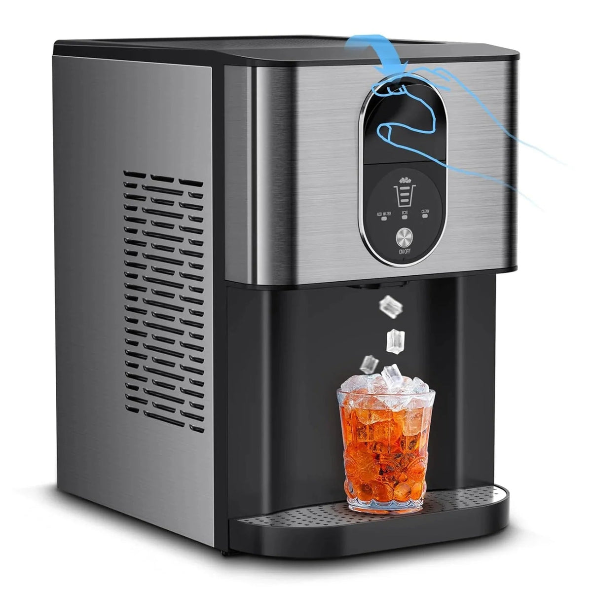 COWSAR Countertop Nugget Ice Maker, 44 lbs/24H - Z5820DN