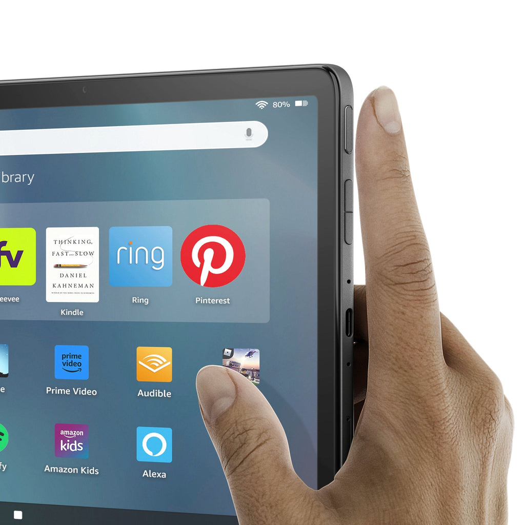 Amazon – Fire Max 11 tablet, vivid 11′′ display, octa core processor, 4 GB RAM, 14 hour battery life, 64 GB – Gray