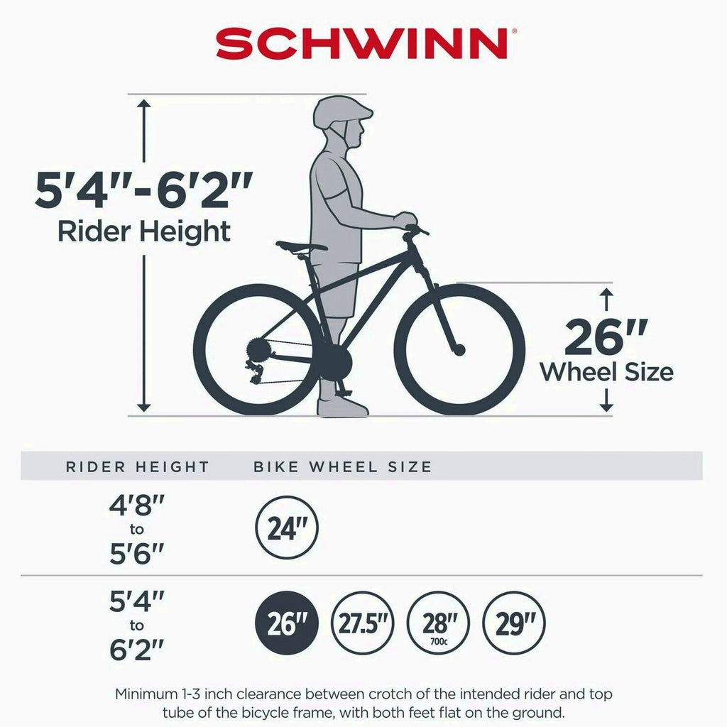 Schwinn Sidewinder Mountain Bike . 26-inch Wheels . 21 Speeds . Mens Style . Black